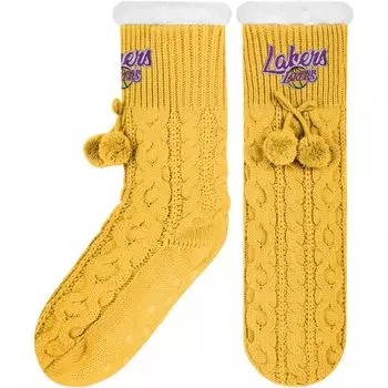 Женские носки-тапочки FOCO Los Angeles Lakers вязанной вязки Footy