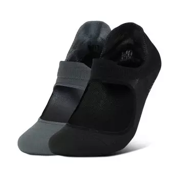Женские носки Under Armour, 2 Pack (Black+Dark Gray)