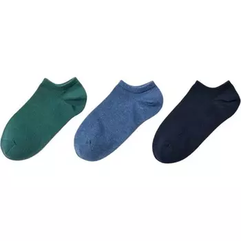 Женские носки Uniqlo, зеленый/синий/черный