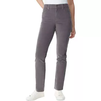 Женские облегающие брюки Amanda с высокой посадкой и прямыми штанинами Gloria Vanderbilt, цвет smokey cloud