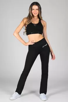 Женские облегающие брюки из трикотажа Pineapple, черный