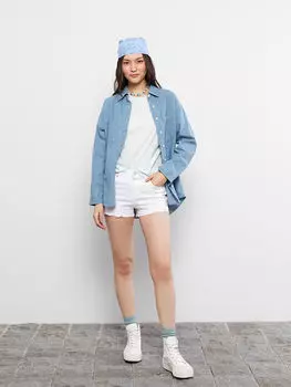 Женские облегающие джинсы Rodeo прямого кроя с карманами и деталями LCW Jeans