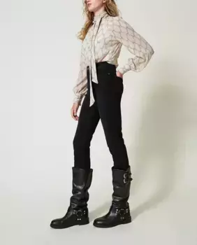 Женские облегающие джинсы Twinset, синий