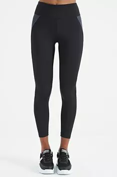 Женские облегающие леггинсы с высокой талией и черной полоской TOMMYLIFE