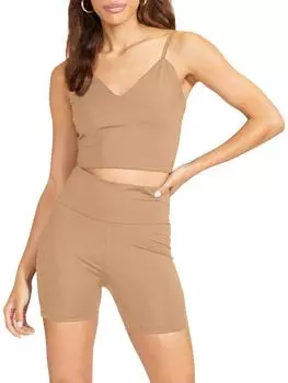 Женские облегающие шорты миди для велосипеда BB Dakota, цвет tan