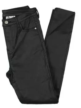 Женские обтягивающие джинсы Atta Girl с высокой посадкой Sadie & Sage, черный