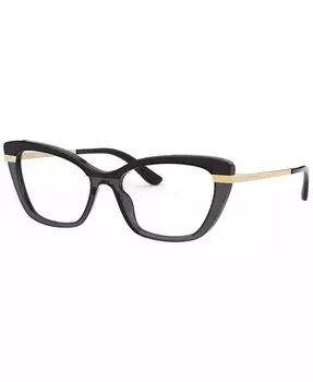 Женские очки «кошачий глаз» Dolce&Gabbana, черный