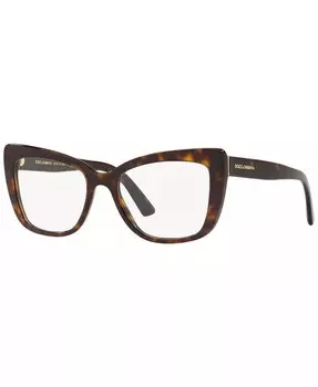 Женские очки «кошачий глаз» Dolce&Gabbana, коричневый
