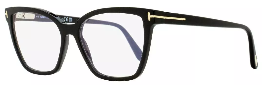 Женские очки Tom Ford Blue Block TF5812B 001 черные 53 мм