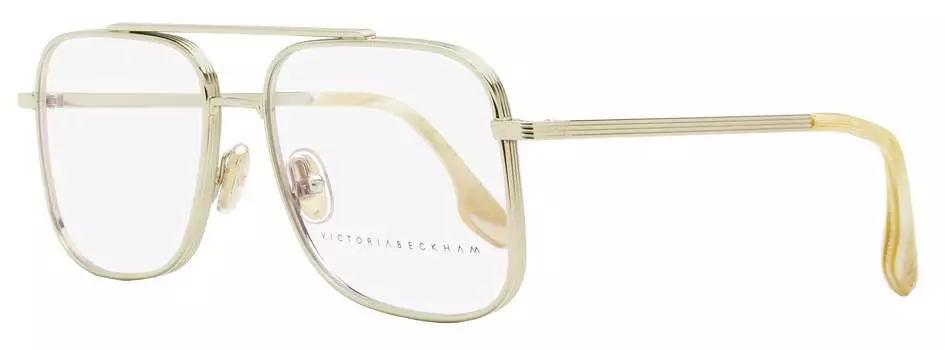 Женские очки Victoria Beckham Navigator VB221 715 светло-золотые 55 мм