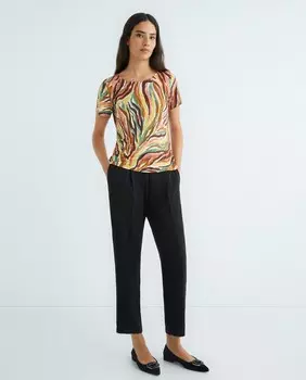 Женские однотонные эластичные брюки Zermatt