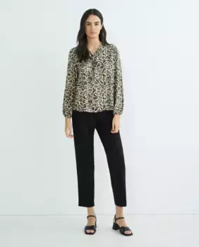 Женские однотонные эластичные брюки Zermatt, черный