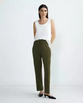 Женские однотонные эластичные брюки Zermatt, цвет Kaki