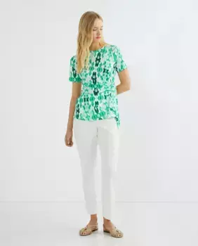 Женские однотонные эластичные брюки Zermatt, цвет Natural