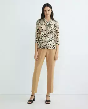 Женские однотонные эластичные брюки Zermatt, коричневый