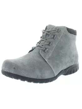 Женские однотонные ботильоны Delaney на шнуровке Propet, цвет grey suede