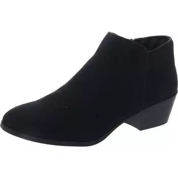 Женские однотонные ботильоны на молнии Wileyy Style & Co., черный