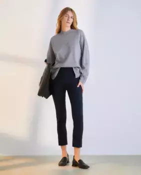 Женские однотонные брюки Woman El Corte Ingls, темно-синий