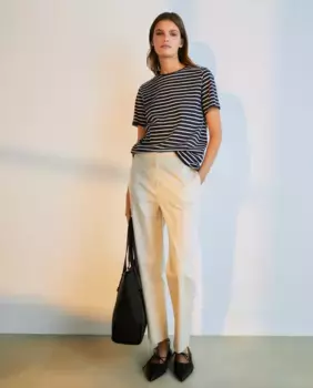 Женские однотонные брюки Woman El Corte Ingls, бежевый