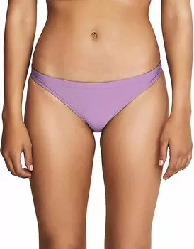 Женские однотонные классические плавки бикини Speedo, фиолетовый