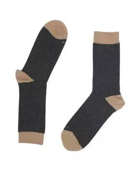 Женские однотонные короткие носки темно-серого цвета NAVE, мультиколор