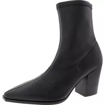 Женские однотонные кожаные ботильоны French Connection, черный