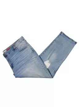 Женские однотонные прямые джинсы с высокой посадкой Celebrity Pink, цвет flashback