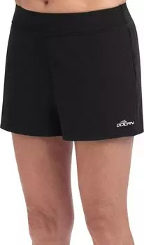 Женские однотонные шорты для плавания свободного кроя Dolfin Aquashape, черный