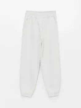 Женские однотонные спортивные штаны для джоггеров с эластичной резинкой на талии LCW Casual, цвет камня