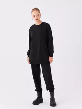 Женские однотонные спортивные штаны для джоггеров с эластичной резинкой на талии LCW Modest, новый черный