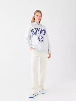 Женские однотонные спортивные штаны с эластичной резинкой на талии LCW Casual, экрю