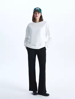 Женские однотонные спортивные штаны с эластичной резинкой на талии LCW Casual, новый черный