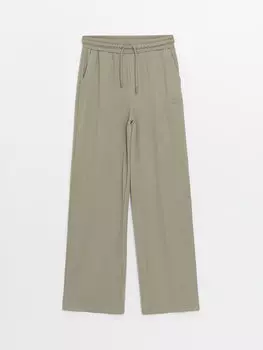 Женские однотонные спортивные штаны с эластичной резинкой на талии XSIDE, сизый