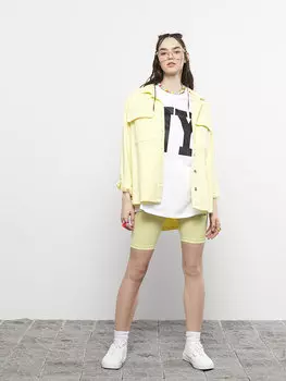 Женские однотонные спортивные тайтсы с эластичной резинкой на талии XSIDE