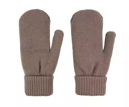 Женские однотонные варежки Northeast Outfitters Cosy Cabin, серо-коричневый
