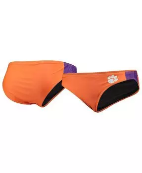 Женские оранжевые плавки бикини с надписью Clemson Tigers FOCO