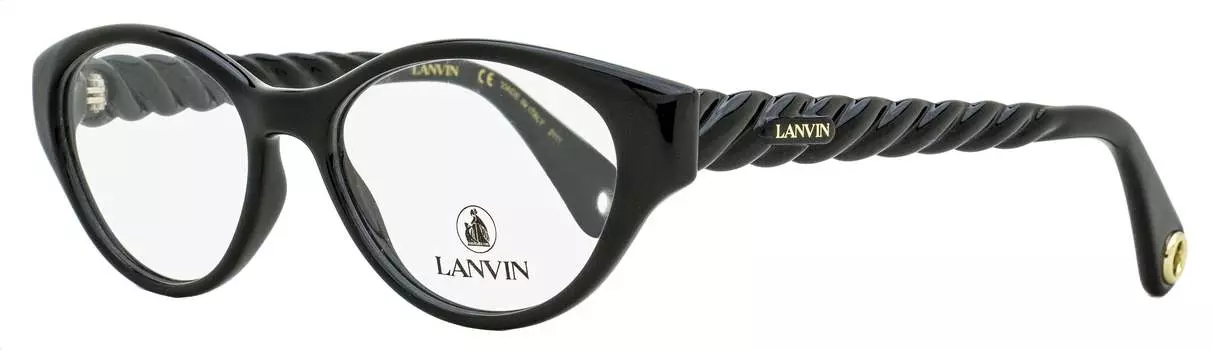 Женские овальные очки Lanvin LNV2623 001 черные 52 мм