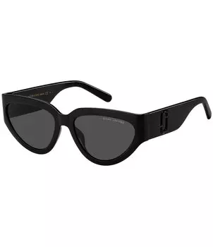 Женские овальные солнцезащитные очки Marc Jacobs 645S, черный