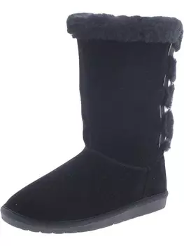 Женские овчины из микрозамши Panthea из искусственного меха Sugar, цвет Black Micro