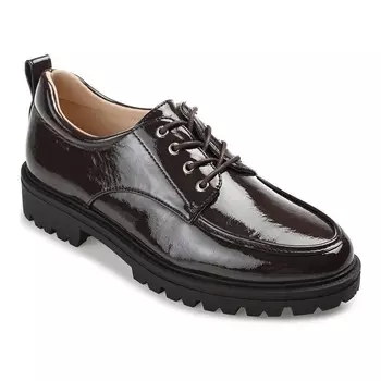 Женские оксфорды из пеноматериала Journee Collection Tru Comfort Zina, коричневый