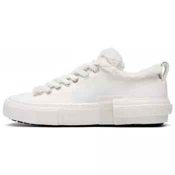 Женские Парусиновые кеды Artisan 1 Поколения С Низким Верхом Белого цвета Gongji, цвет Jade white stone