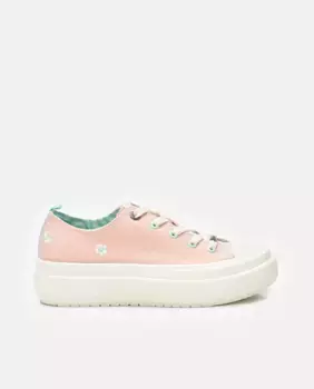 Женские парусиновые кеды на шнуровке Refresh, розовый