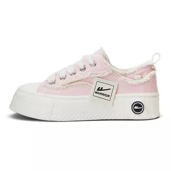 Женские парусиновые кеды с низким верхом розового/бежевого цвета Warrior 1927