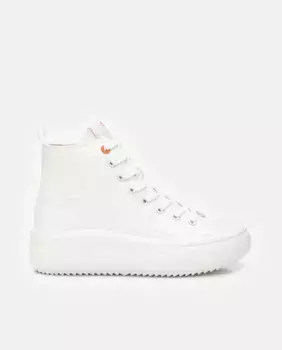 Женские парусиновые кроссовки с застежкой-молнией Refresh, белый