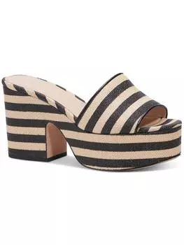 Женские парусиновые сандалии Ibiza с открытым носком на платформе Kate Spade New York