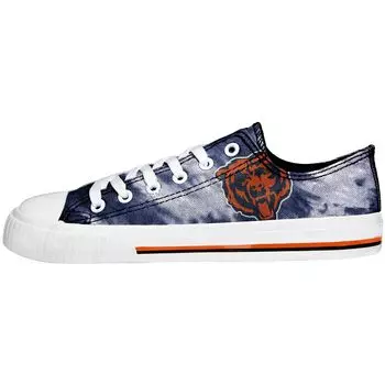 Женские парусиновые туфли Chicago Bears с принтом тай-дай