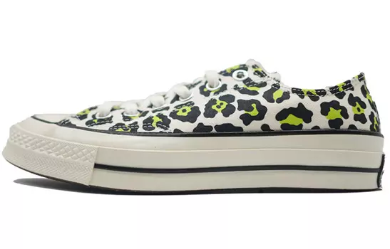 Кеды Converse Chuck Taylor All Star 70 Ox Leopard White Bold Lime Women's