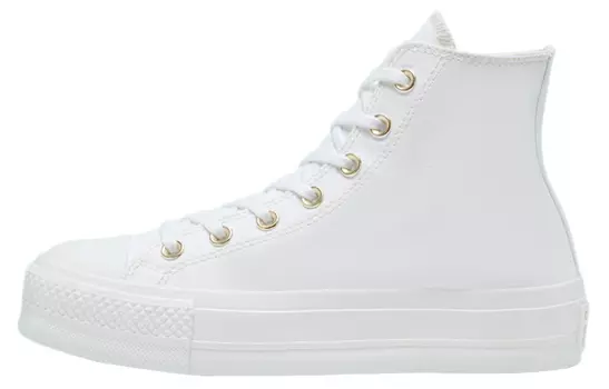 Кеды Converse Chuck Taylor All Star Lift Platform Elevated White Gold Women's
