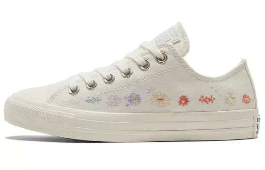 Кеды Chuck Taylor All Star Women's Converse Low 'Embroidered Floral - Egret' Women's