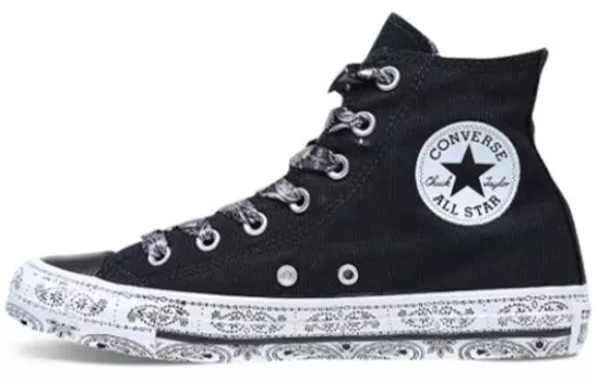 Кеды Converse Chuck Taylor All Star High Miley Cyrus Black Women's
